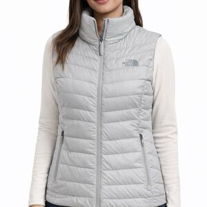 The North Face Women's Light Gray Vest Large